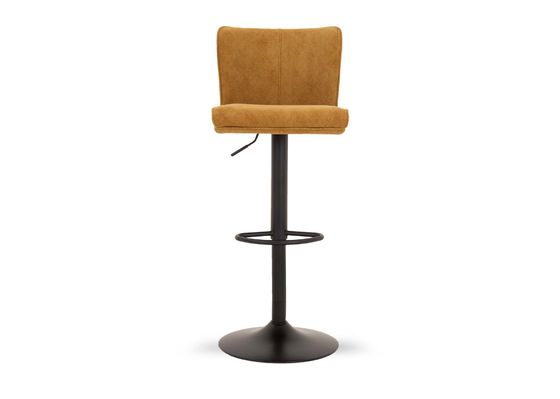 Customized Modern Wood / Metal Bar Counter Chair In Black Design